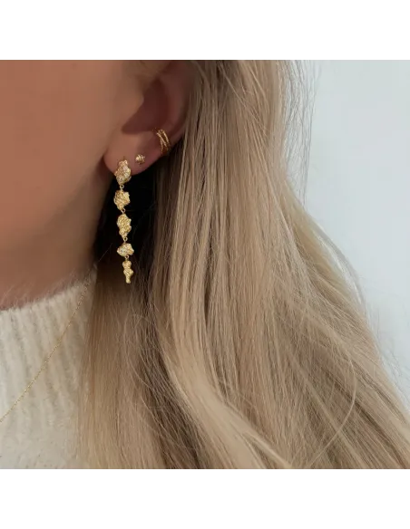 Talia Ear Cuff – organisk ear cuff med tre ringe fra Elements kollektionen.