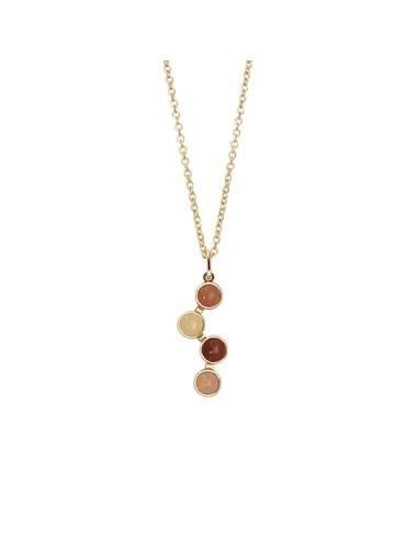 Heiring Horizon Pendant Red Mix – vedhæng med røde og varme sten, unikt look