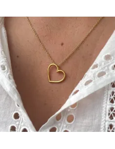 Heiring Heart Pendant – hjerteformet vedhæng, tidløs og romantisk stil 2