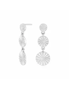 NORDAHL JEWELLERY | Rhd. sølv ørehængere cirkel ACTOR52