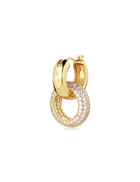 ALURA | Dobbelt hoop - stor med og uden zirkoner