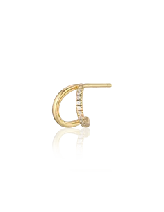 ALURA | Ørestik db bue - zirkon og plain