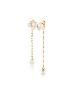 ALURA | 6 perler og zirkoner + 2 kæder