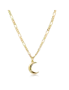 Venus Necklace 08 – 18K guldbelagt sølvhalskæde med zirkonia, 39+5 cm