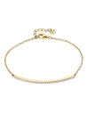 Grace Bracelet 02 – 18K guldbelagt sølvarmbånd med justerbar længde, 16+2 cm