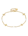 Venus Bracelet 01 – 18K guldbelagt sølvarmbånd med ferskvandsperler, justerbar 16+2 cm