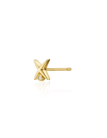 ALURA | Kors med indfattet zirkon