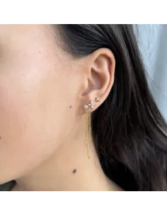 Venus Earstud 09 – 18K guldbelagt sølvørestik, 5,4 mm i diameter, inspireret af Venus 2