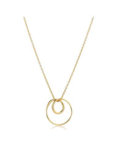 Grace Necklace 04 – 18K guldbelagt sølvhalskæde med zirkonia, 64+5 cm