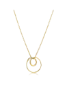 Grace Necklace 04 – 18K guldbelagt sølvhalskæde med zirkonia, 64+5 cm