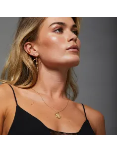 Grace Ear Cuff 05 – 18K guldbelagt sølvørekæde med zirkonia, 1,3 cm diameter 2