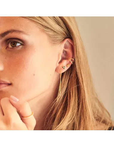 Grace Earstud 19 – 18K guldbelagt sølvørestik, 5,8 mm i diameter, inspireret af Grace Kelly.