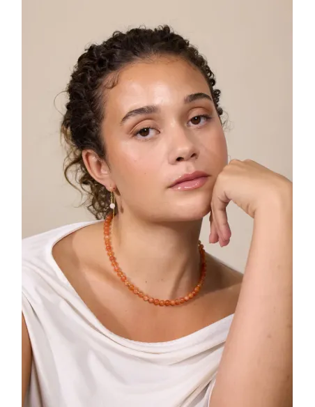 Soï | Orange Aventurin Halskæde