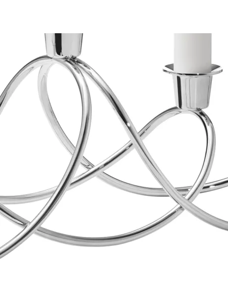 Harmony Lysestage – Elegant lysestage i rustfrit stål, poleret finish, plads til fem stearinlys. Harmony Lysestage – Elegant lysestage i rustfrit stål, poleret finish, plads til fem stearinlys.