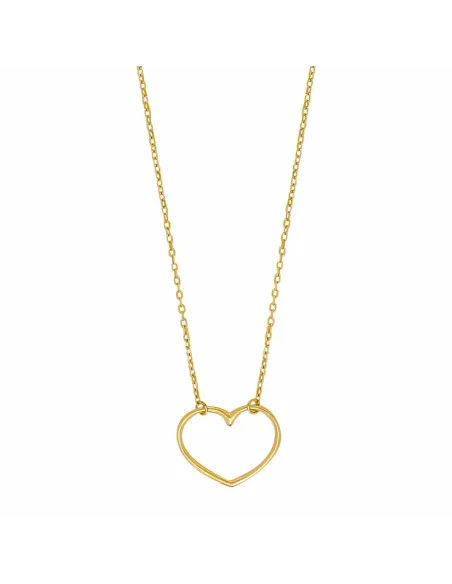 SIERSBØL | 8kt. guldkæde m. hjerte