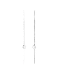 Susanne Friis Bjørner | Ørekæde m. Ferskvandsperle