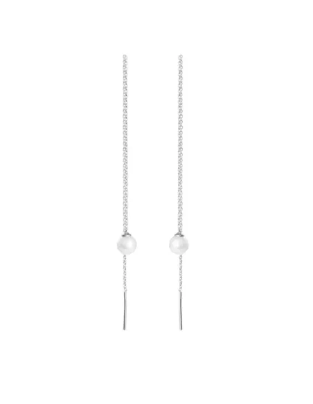 Susanne Friis Bjørner | Ørekæde m. Ferskvandsperle