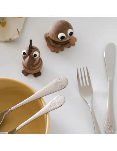 Træfigur, Kaj & Andrea Håndlavet træfigur fra den klassiske danske tv-serie