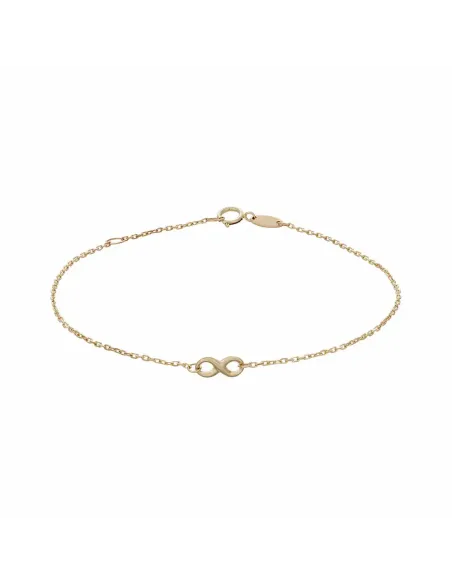 SIERSBØL | 8kt. guldarmbånd m/8mm uendelighedstegn