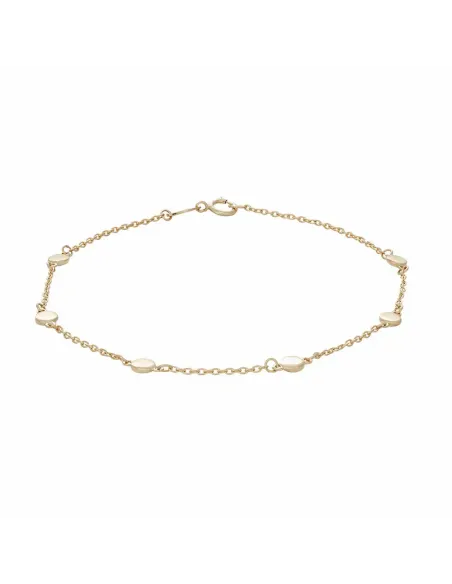 SIERSBØL | 8kt. guldarmbånd m/6 stk. 4mm dots