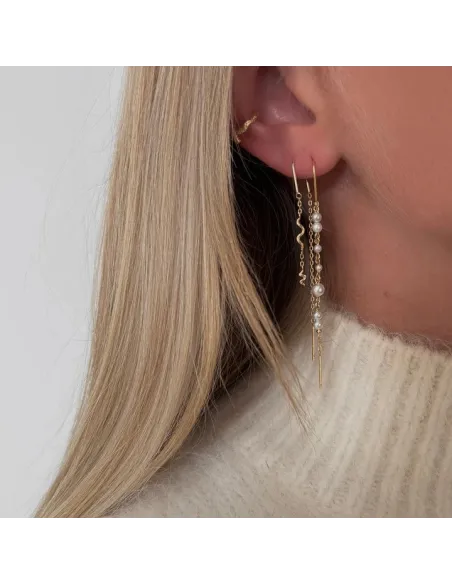 Nava Copenhagen | Ekans Sølv Forgyldt Øreringe Nava Copenhagen | Ekans Sølv Forgyldt Øreringe