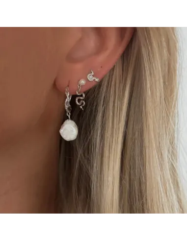 Nava Copenhagen | Amaru Øreringe Sølv