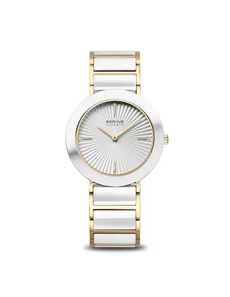 BERING Classic Ur – Poleret guld, rustfrit stål med keramiske links. BERING Classic Ur – Poleret guld, rustfrit stål med keramiske links.