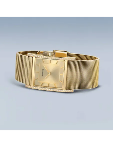 BERING Classic Ur – Poleret guld, rustfrit stål med keramiske links. BERING Classic Ur – Poleret guld, rustfrit stål med keramiske links.