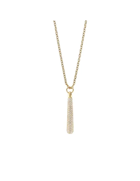 Arctic Symphony Halskæde Poleret guld, rustfrit stål med krystalglas links