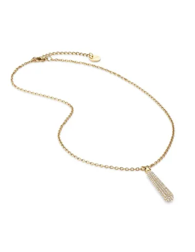 Arctic Symphony Halskæde Poleret guld, rustfrit stål med krystalglas links