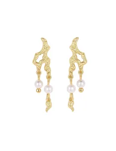Nava Copenhagen | Pavati Earrings - Forgyldt