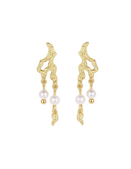 Nava Copenhagen | Pavati Earrings - Forgyldt