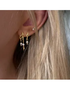 Nava Copenhagen | Pavati Earrings - Forgyldt 2