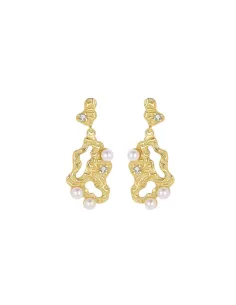 Nava Copenhagen | Makara Earrings - Forgyldt