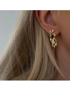 Nava Copenhagen | Makara Earrings - Forgyldt 2