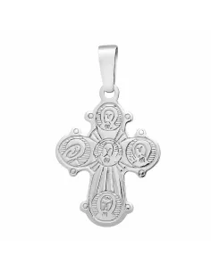 SIERSBØL | Rhod. sølvdagmarkors m/apostle 24mm