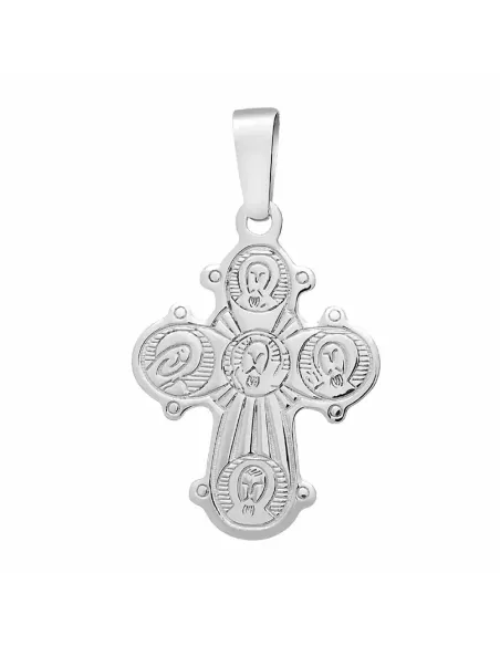 SIERSBØL | Rhod. sølvdagmarkors m/apostle 24mm