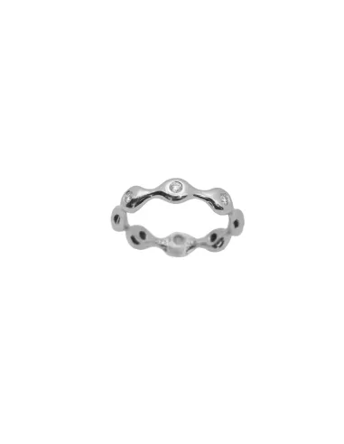 Pandora lovepod ring 18 kt. hvidguld med 0,24 ct. diamanter