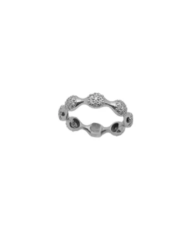 Pandora Lovepod 18 kt. hvidguld ring med 0,56 ct. diamanter