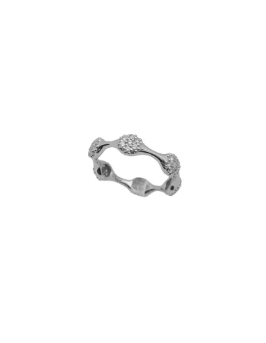 Pandora Lovepod 18 kt. hvidguldsring, 0,42 ct. diamanter