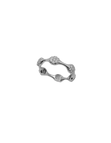 Pandora Lovepod 18 kt. hvidguldsring, 0,42 ct. diamanter Pandora Lovepod 18 kt. hvidguldsring, 0,42 ct. diamanter