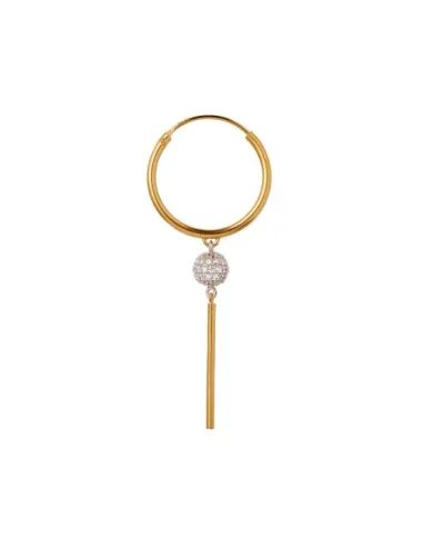 STINE A | Vintage Disco Ball and Pin Earring - Single