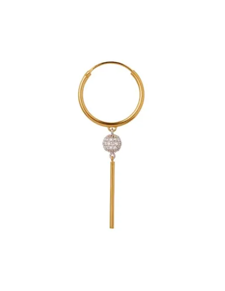 STINE A | Vintage Disco Ball and Pin Earring - Single