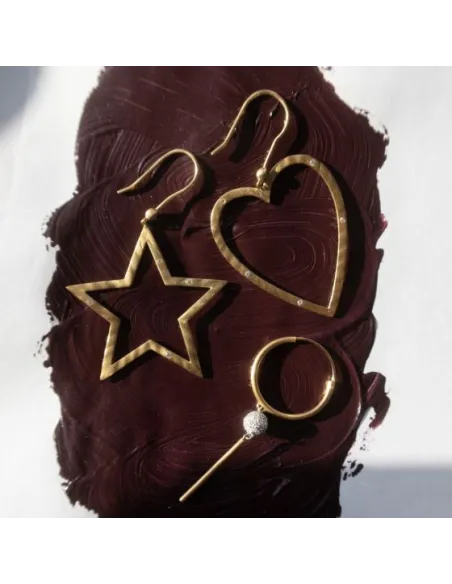 STINE A | Power Heart Earring - Single