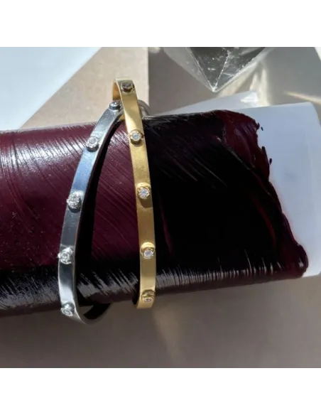 STINE A | Bangle with Five Flow Stones STINE A | Bangle with Five Flow Stones