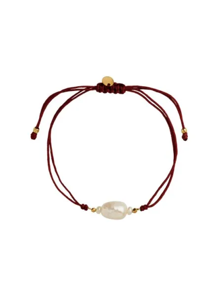 STINE A | Berrie Bracelet - Bordeaux Ribbon STINE A | Berrie Bracelet - Bordeaux Ribbon