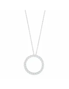 JOANLI NOR | Rhd. sølv halskæde cirkel 20mm OBINOR