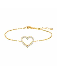 JOANLI NOR | Forgyldt sølv armbånd hjerte OBINOR