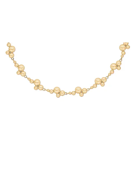 RANDERS SØLV | Elegante kuglearmbånd forgyldt sølv