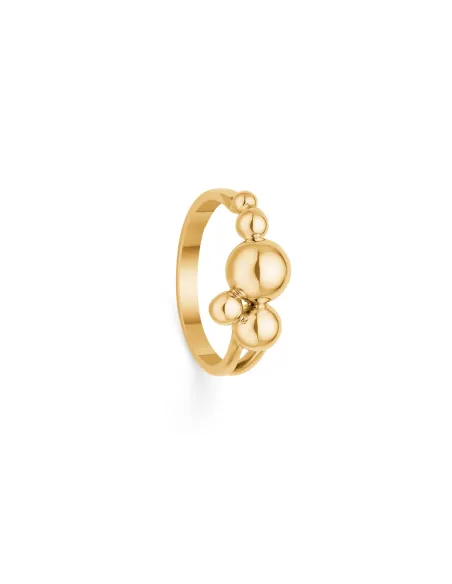 RANDERS SØLV | Kuglering forgyldt sølv